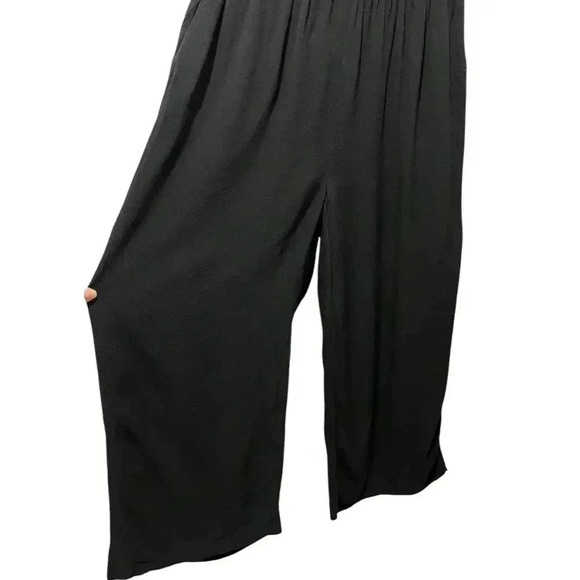 Kate Spade Syanna Wile Leg Viscose Pants Size Small Elastic Waist Side Pockets - Picture 5 of 9